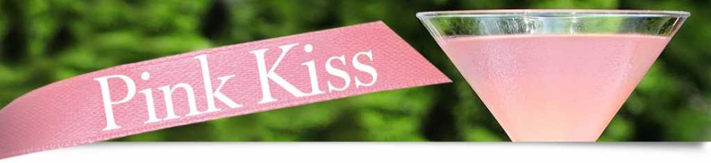 Pink kiss martini